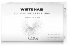 White hair лосьон для приостановки процесса поседения и восстановления естественного цвета волос  для женщин (40 ампул)