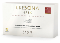 Crescina Transdermic HFSC  1300  10+10 для мужчин комплекс лосьонов для возобновления роста и против выпадения волос  (20 ампул в упаковке)