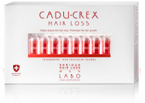 Caducrex ампулы против выпадения волос  для мужчин при обильном выпадении (20 ампул)  