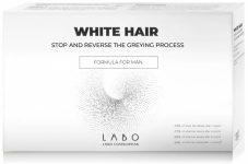 White hair лосьон для приостановки процесса поседения и восстановления естественного цвета волос  для мужчин (40 ампул)